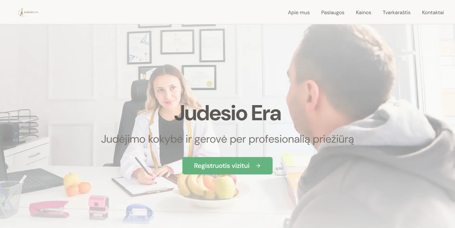 Judesio era puslapio nuotrauka