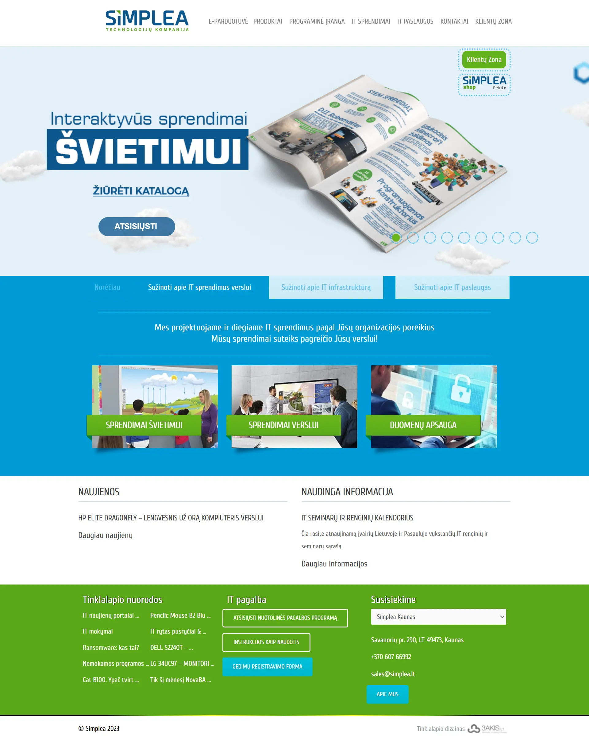 Simplea.lt puslapio nuotrauka